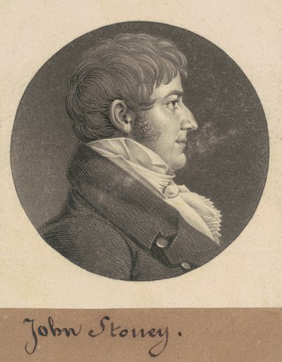 John Stoney autorstwa Charles B. J. Févret de Saint Mémin