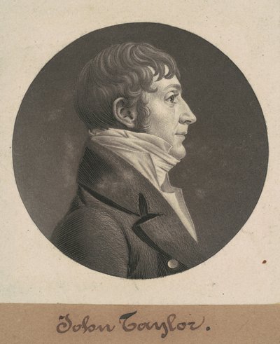 John Taylor autorstwa Charles B. J. Févret de Saint Mémin