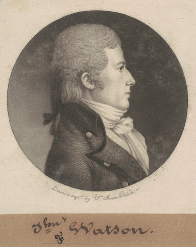 John Watson autorstwa Charles B. J. Févret de Saint Mémin