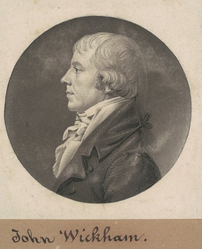 John Wickham autorstwa Charles B. J. Févret de Saint Mémin