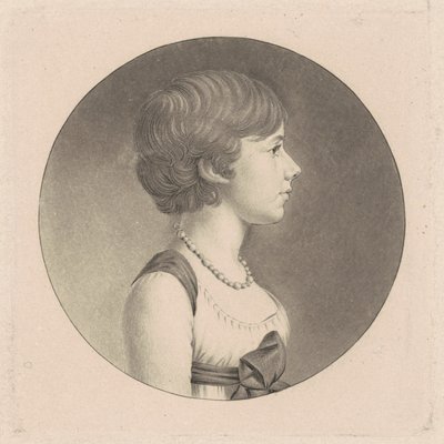Louisa DuPonceau autorstwa Charles B. J. Févret de Saint Mémin
