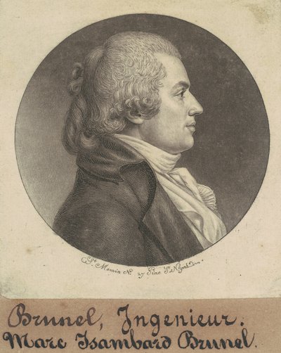 Marc Isambard Brunel autorstwa Charles B. J. Févret de Saint Mémin