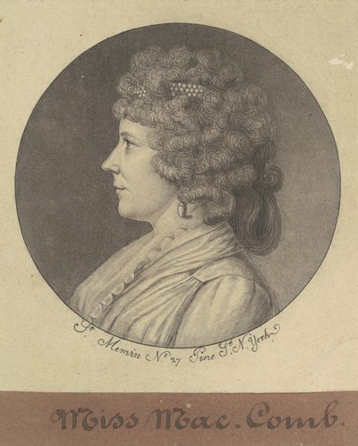 Margaret Marshall Armstrong autorstwa Charles B. J. Févret de Saint Mémin