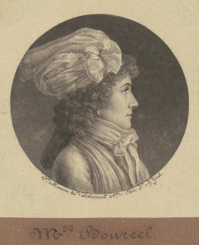 Marie Françoise Bancel autorstwa Charles B. J. Févret de Saint Mémin