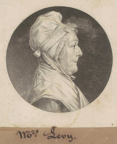 Martha Lampley Levy autorstwa Charles B. J. Févret de Saint Mémin