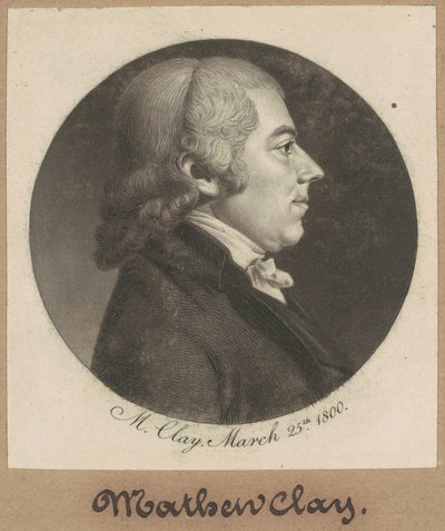 Mateusz Glina autorstwa Charles B. J. Févret de Saint Mémin
