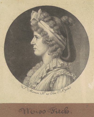 panna Fitch autorstwa Charles B. J. Févret de Saint Mémin