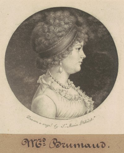 Pani Brumaud autorstwa Charles B. J. Févret de Saint Mémin