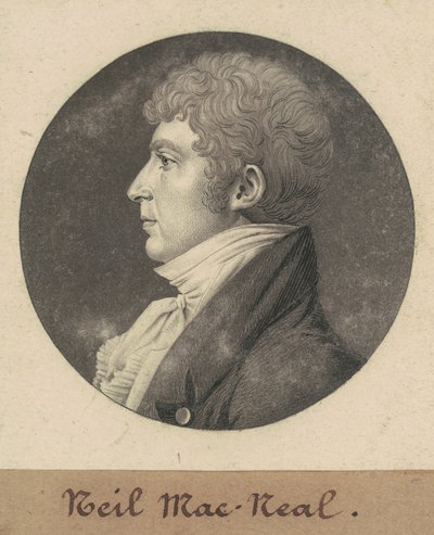 Neil McNeil autorstwa Charles B. J. Févret de Saint Mémin