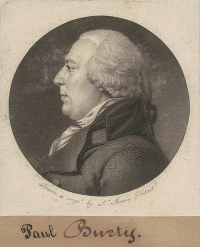 Paul Busti autorstwa Charles B. J. Févret de Saint Mémin