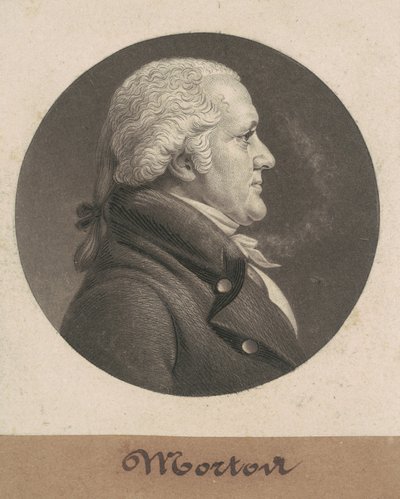 Perez Morton autorstwa Charles B. J. Févret de Saint Mémin