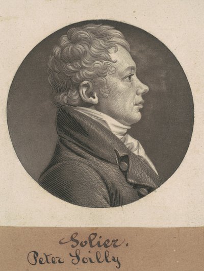 Piotr Sailly autorstwa Charles B. J. Févret de Saint Mémin