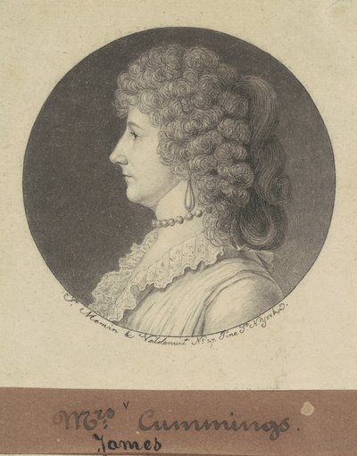 Phoebe Harisson Cuming autorstwa Charles B. J. Févret de Saint Mémin