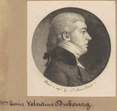 Pierre Francois DuBourg autorstwa Charles B. J. Févret de Saint Mémin