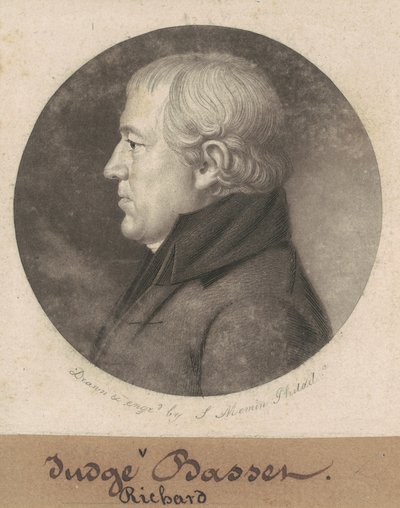 Ryszard Bassett autorstwa Charles B. J. Févret de Saint Mémin