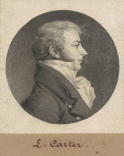 Robert Baylor Carter autorstwa Charles B. J. Févret de Saint Mémin