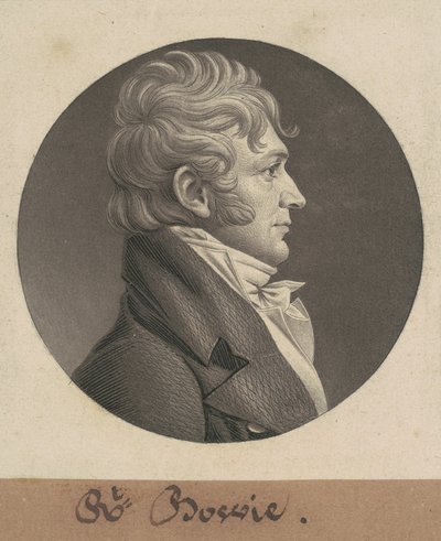 Robert Bowie autorstwa Charles B. J. Févret de Saint Mémin