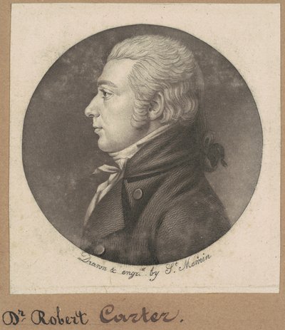 Robert Carter autorstwa Charles B. J. Févret de Saint Mémin