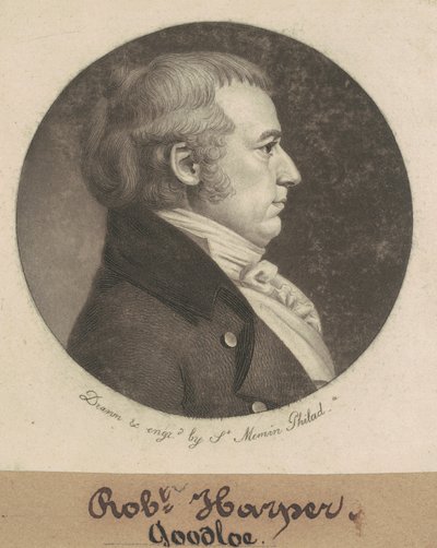 Robert Goodloe Harper autorstwa Charles B. J. Févret de Saint Mémin