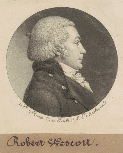 Robert Wescott autorstwa Charles B. J. Févret de Saint Mémin