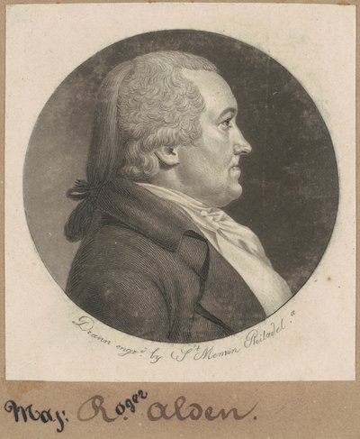 Roger Alden autorstwa Charles B. J. Févret de Saint Mémin