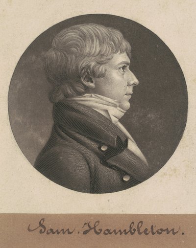 Samuel Hambleton autorstwa Charles B. J. Févret de Saint Mémin