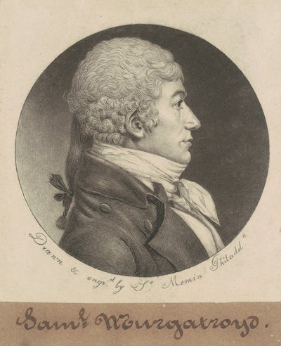 Samuel Murgatroyd autorstwa Charles B. J. Févret de Saint Mémin