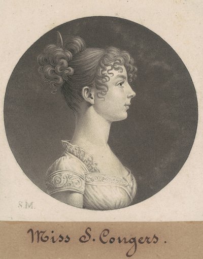Sarah C. Conyers autorstwa Charles B. J. Févret de Saint Mémin