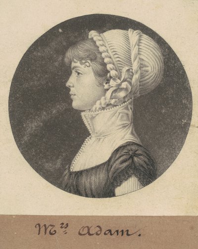 Sarah Ewa Adams autorstwa Charles B. J. Févret de Saint Mémin