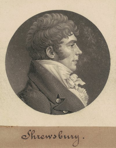 Shrewsbury autorstwa Charles B. J. Févret de Saint Mémin