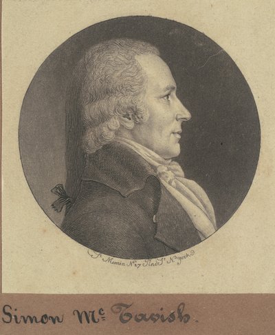 Szymon McTavish autorstwa Charles B. J. Févret de Saint Mémin