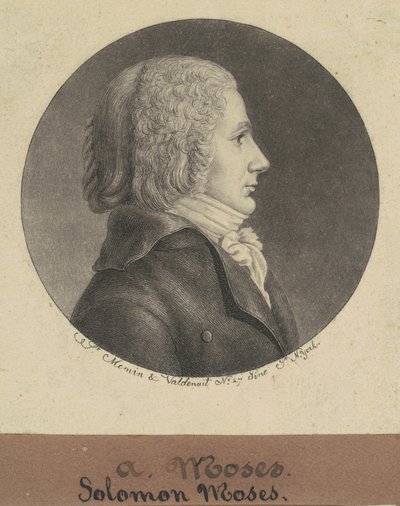 Salomon Mojżesz autorstwa Charles B. J. Févret de Saint Mémin