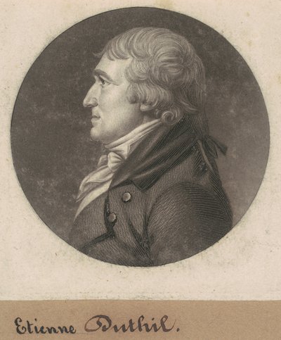 Stephen Dutilh autorstwa Charles B. J. Févret de Saint Mémin