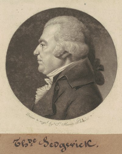 Teodor Sedgwick autorstwa Charles B. J. Févret de Saint Mémin