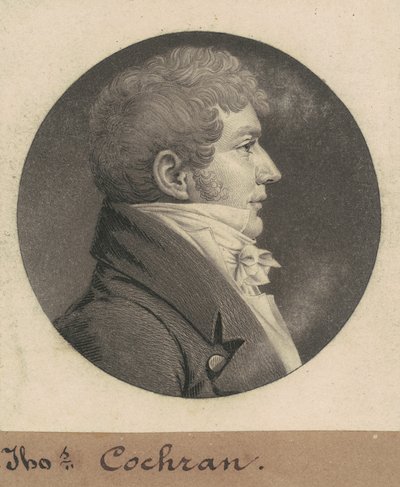 Thomas Cochran autorstwa Charles B. J. Févret de Saint Mémin