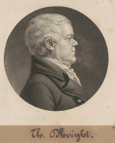 Thomas Dwight autorstwa Charles B. J. Févret de Saint Mémin