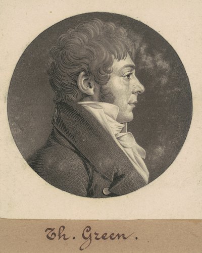 Tomasz Green autorstwa Charles B. J. Févret de Saint Mémin