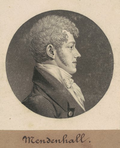 Thomas Mendenhall, Jr. autorstwa Charles B. J. Févret de Saint Mémin