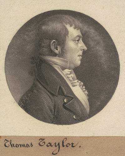 Thomas Taylor autorstwa Charles B. J. Févret de Saint Mémin
