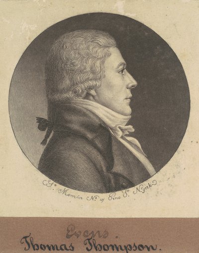 Thomas Thompson autorstwa Charles B. J. Févret de Saint Mémin
