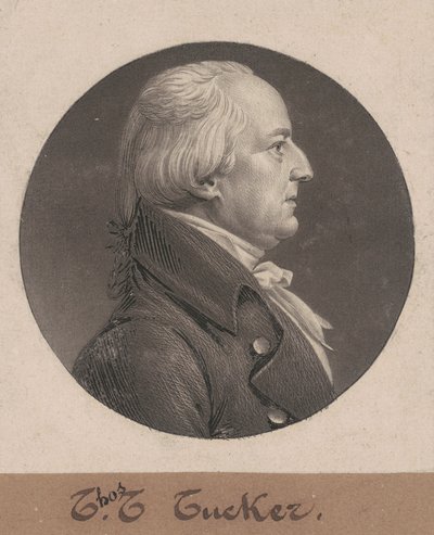 Thomas Tudor Tucker autorstwa Charles B. J. Févret de Saint Mémin