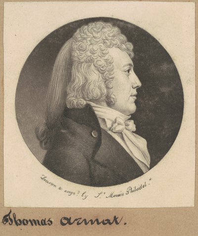 Thomas Wright Armat autorstwa Charles B. J. Févret de Saint Mémin