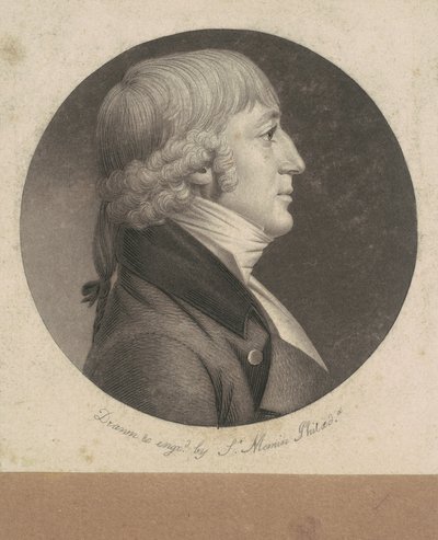 Niezidentyfikowany człowiek autorstwa Charles B. J. Févret de Saint Mémin