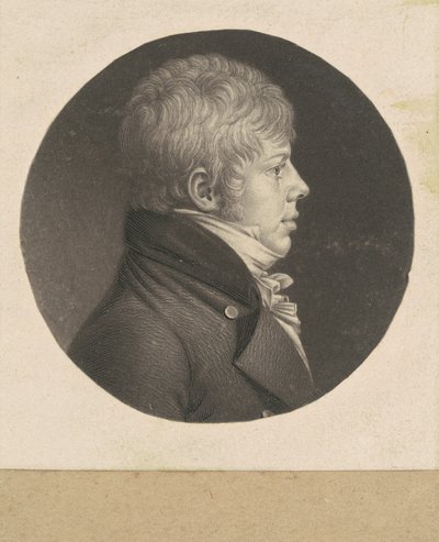 Niezidentyfikowany człowiek autorstwa Charles B. J. Févret de Saint Mémin
