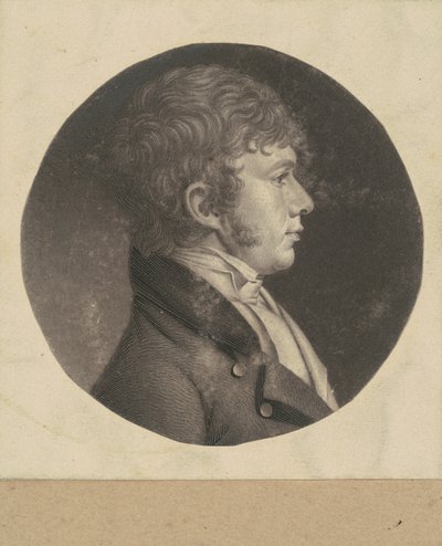 Niezidentyfikowany człowiek autorstwa Charles B. J. Févret de Saint Mémin