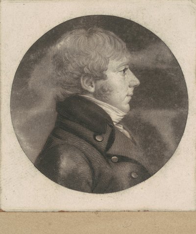 Niezidentyfikowany człowiek autorstwa Charles B. J. Févret de Saint Mémin
