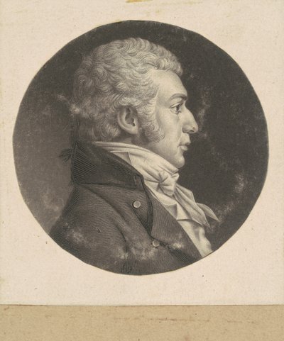Niezidentyfikowany człowiek autorstwa Charles B. J. Févret de Saint Mémin
