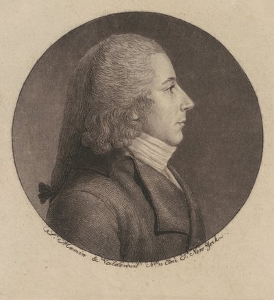 Niezidentyfikowany człowiek autorstwa Charles B. J. Févret de Saint Mémin