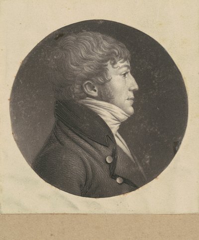 Niezidentyfikowany człowiek autorstwa Charles B. J. Févret de Saint Mémin