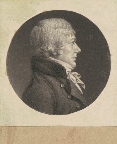 Niezidentyfikowany człowiek autorstwa Charles B. J. Févret de Saint Mémin